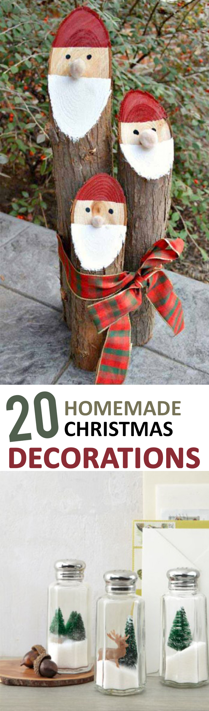 20 Homemade Christmas Decorations