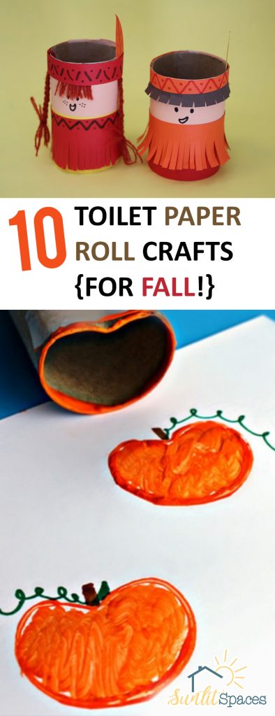 toilet fall paper crafts roll sunlitspaces