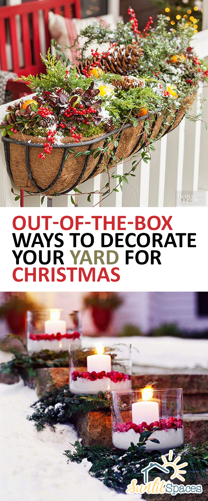 Out-of-the-Box Ways to Decorate Your Yard for Christmas
