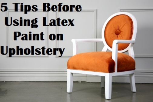 How to Paint Upholstery (Latex Paint and Fabric Medium) - The Kim