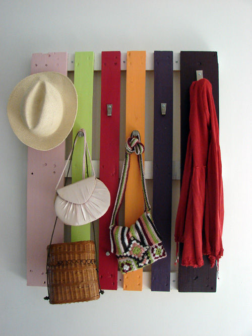 pallet coat rack