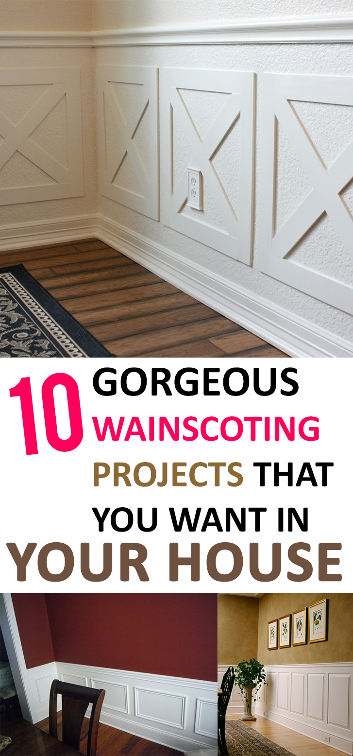 10 Gorgeous Wainscoting Projects that You Want in Your House| #DIYHome #DIYHomeDecor #DIYHomeDecorProjects #HomeDecorHacks #HomeImprovementProjects #HomeImprovementDIY
