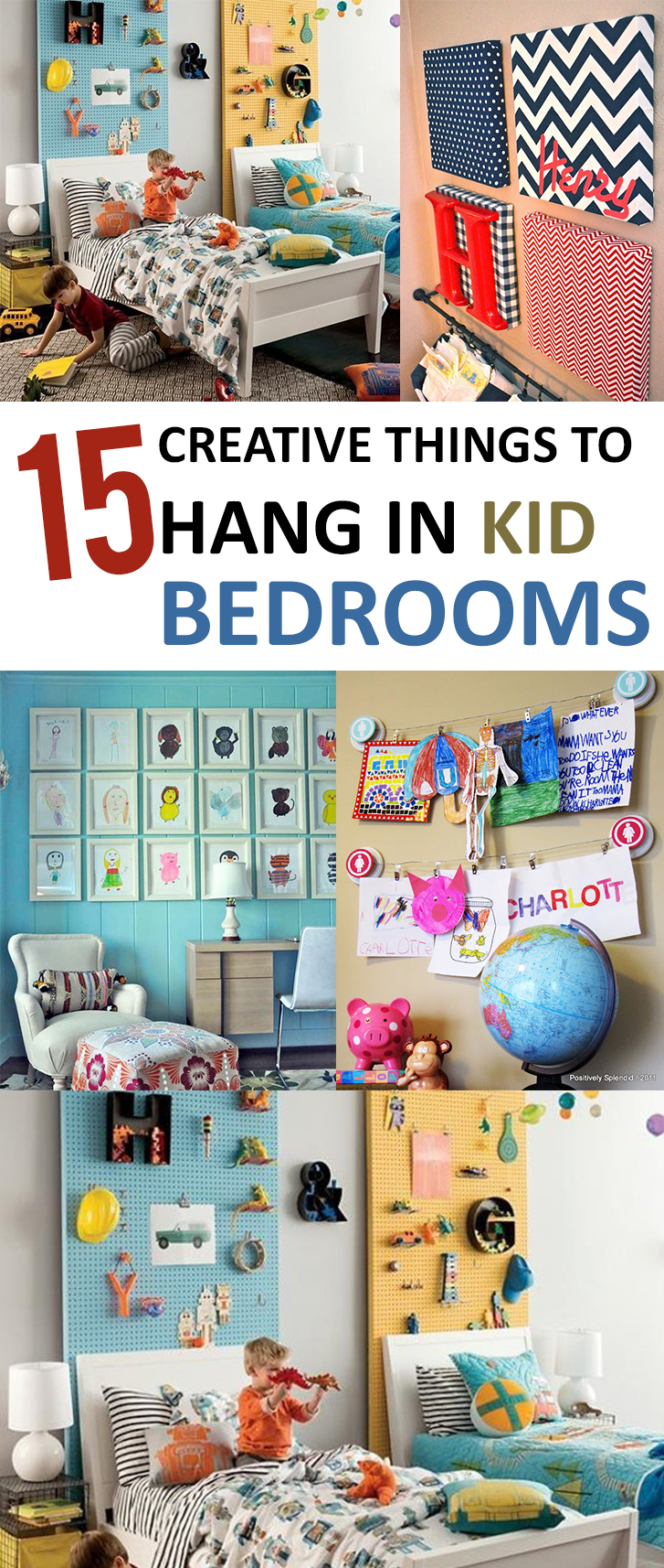 15 Creative Things to Hang in Kid Bedrooms