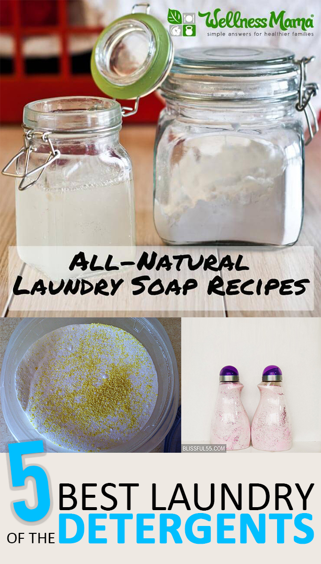 5 of the BEST DIY Laundry Detergents