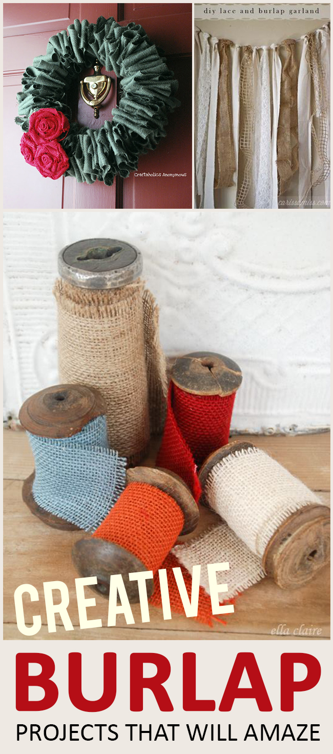 Amazing Burlap Projects that You Have to Try