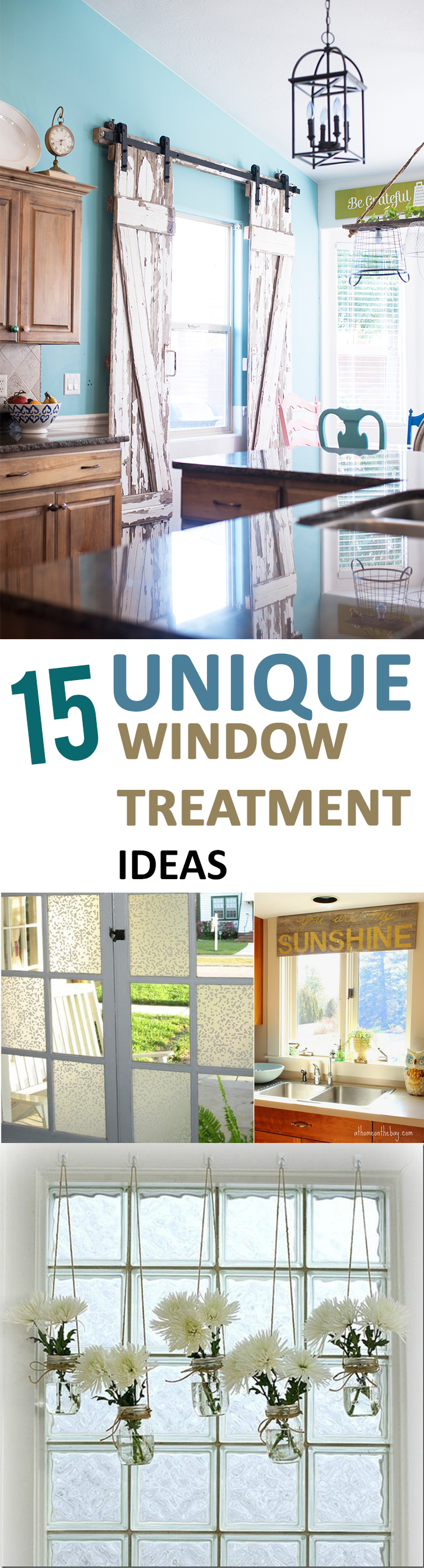 15 Unique Window Treatment Ideas Sunlit Spaces DIY Home Decor   15 Unique Window Treatment Ideas 