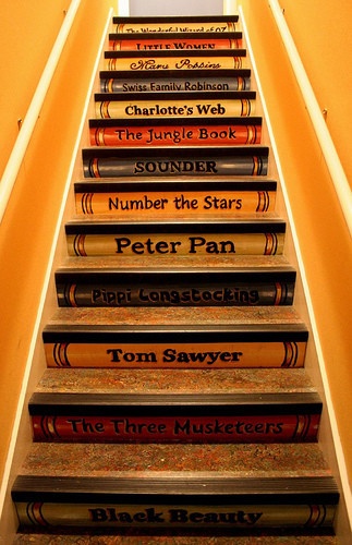 Books-staircase