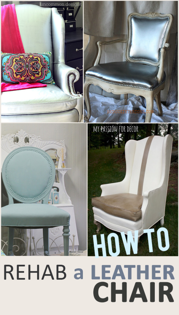 How to Paint a Leather Chair Sunlit Spaces DIY Home Decor, Holiday, and More