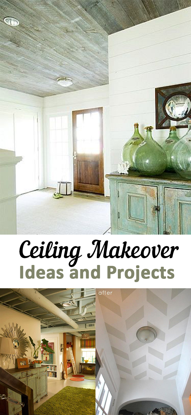 Ceiling Makeover Ideas and Projects