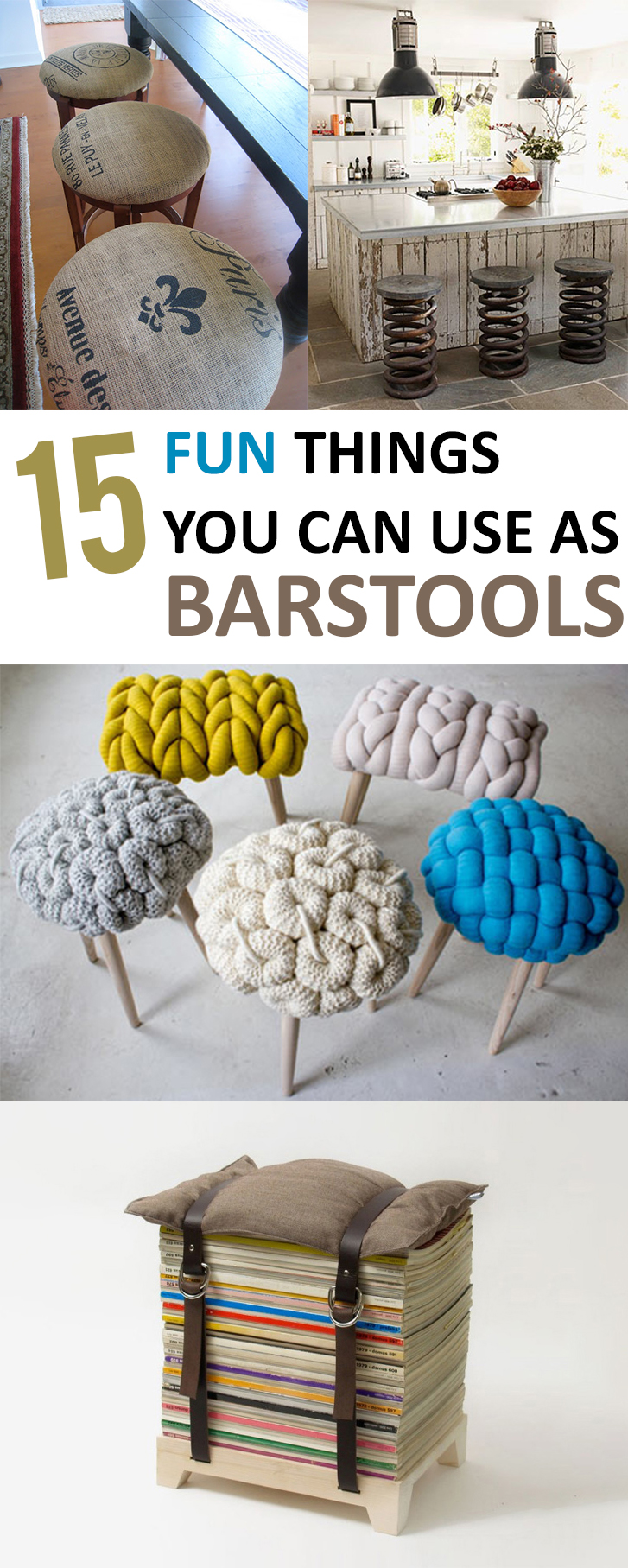 15 Fun Things You Can Use as Barstools