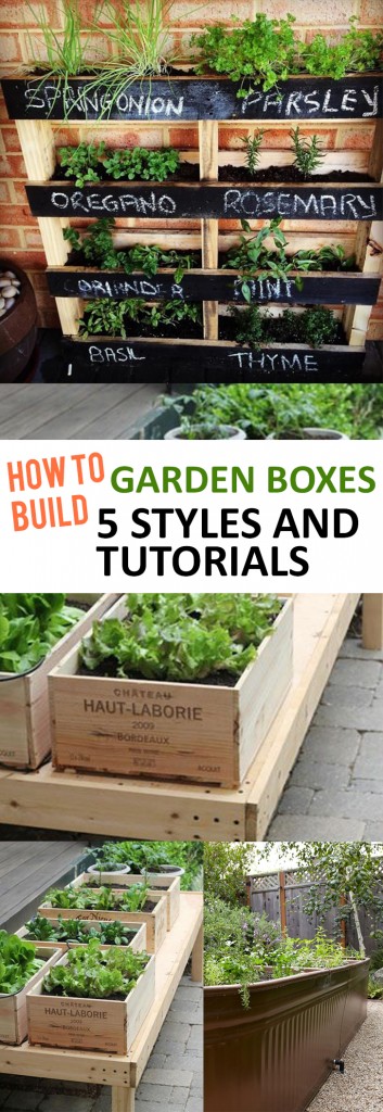 How to Build Garden Boxes: 5 Styles and Tutorials – Sunlit Spaces | DIY