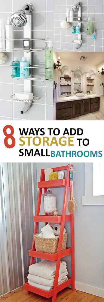 8 Ways to Add Storage to Small Bathrooms - Sunlit Spaces