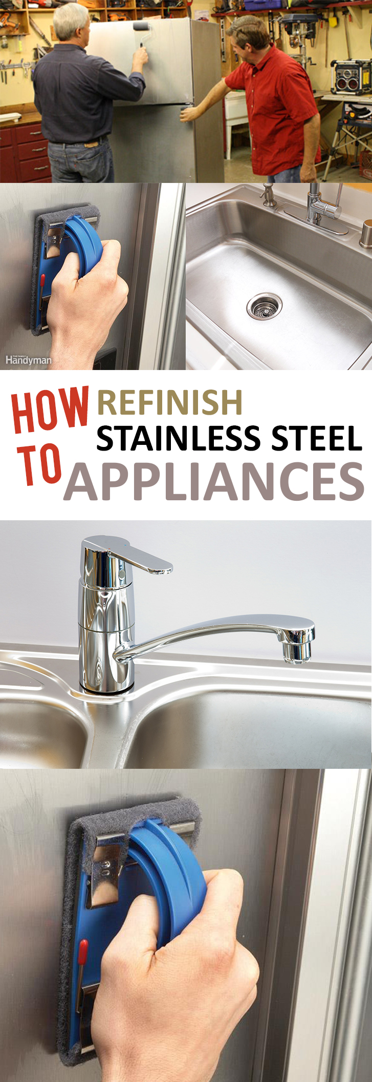 How to Refinish Stainless Steel Appliances