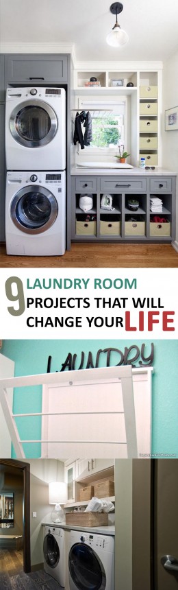 9 Laundry Room Projects that Will Change Your Life