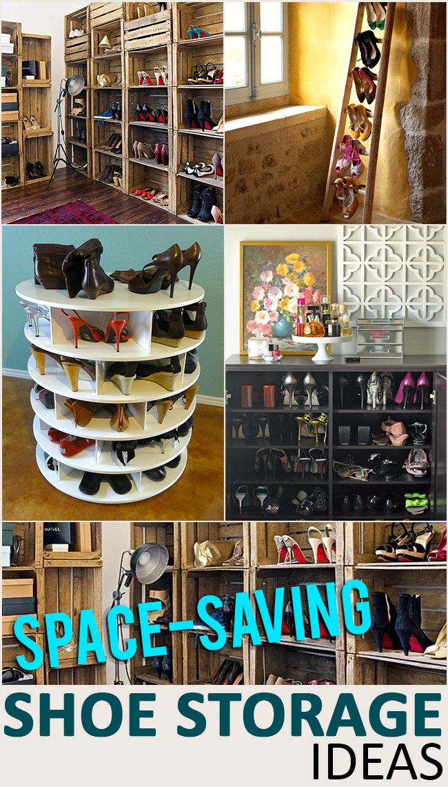 space saving shoe storage ideas