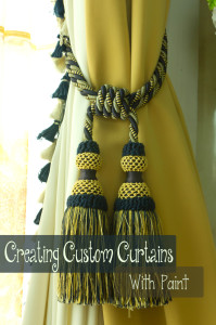 Creating Custom Curtains with Paint