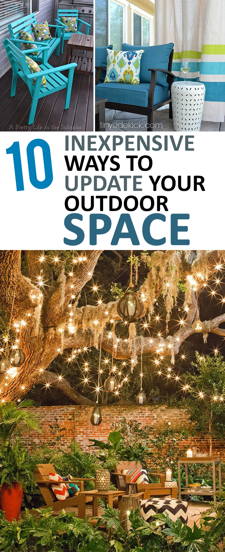 10 Inexpensive Ways to Update Your Outdoor Space