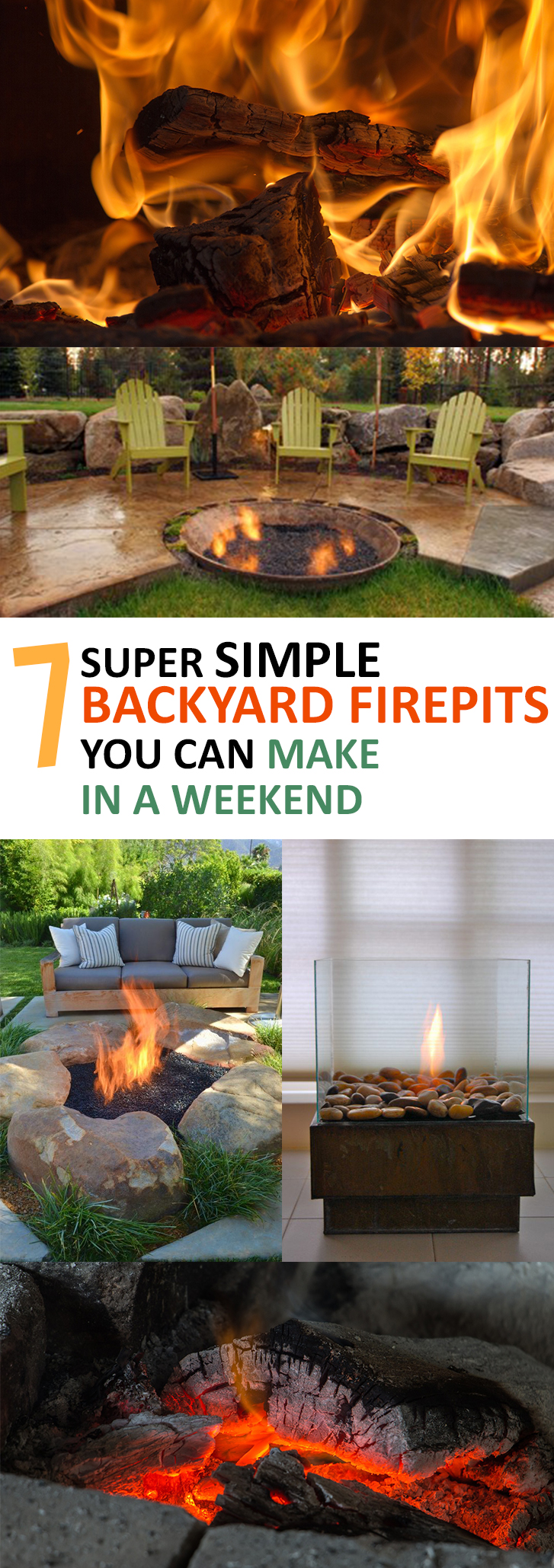 7 Super Simple Backyard Firepits You Can Make in a Weekend