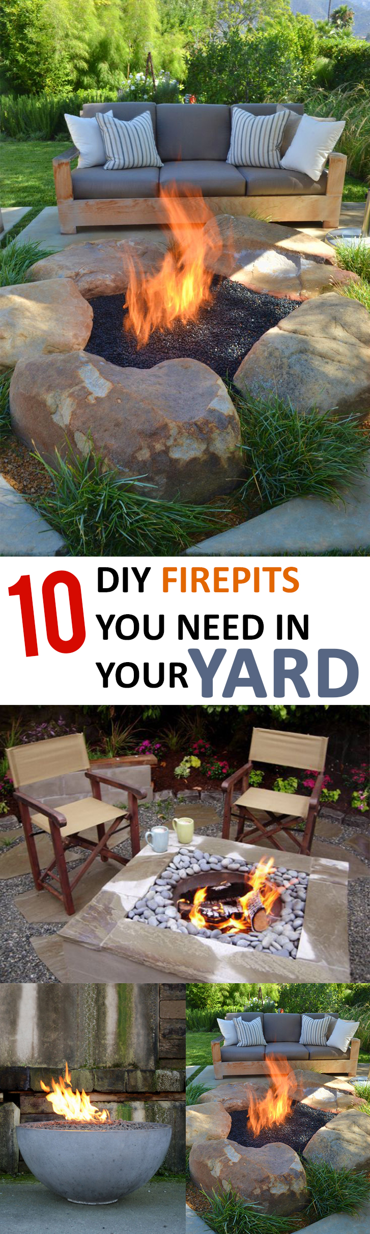 10 DIY Firepits You Need in Your Yard