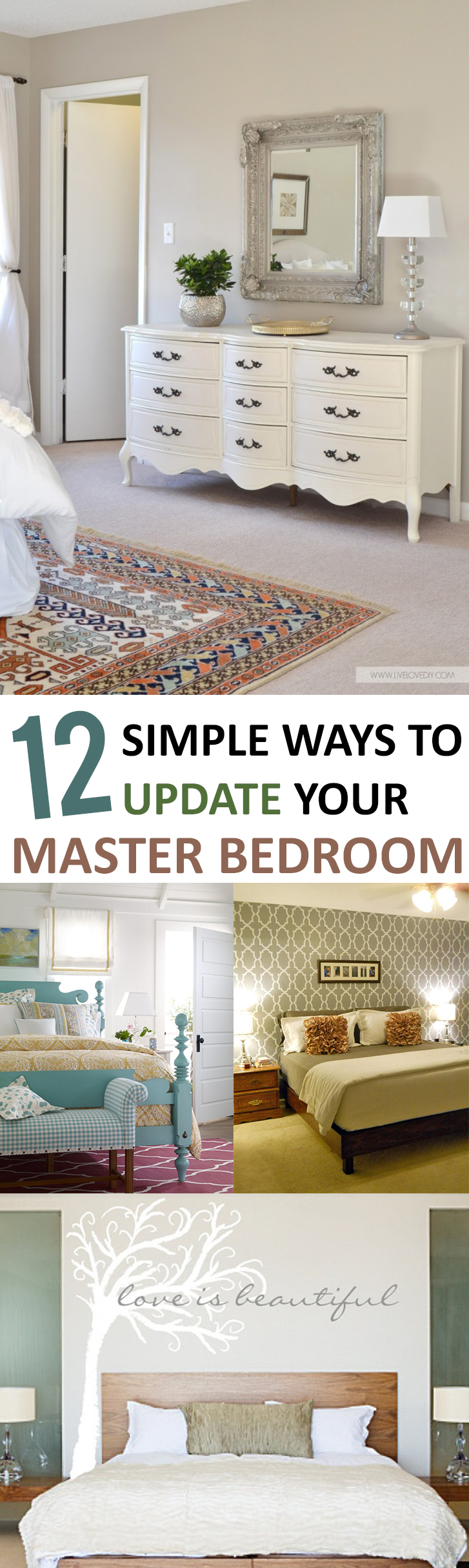 12 Simple Ways to Update Your Master Bedroom