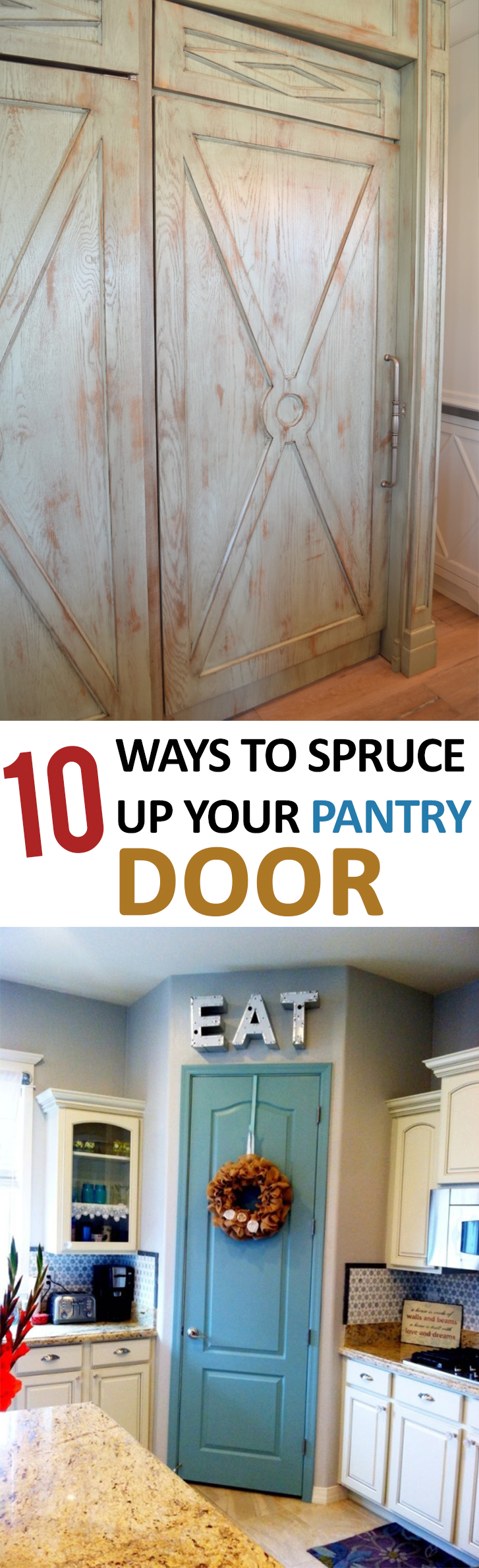 10 Ways to Spruce Up Your Pantry Door