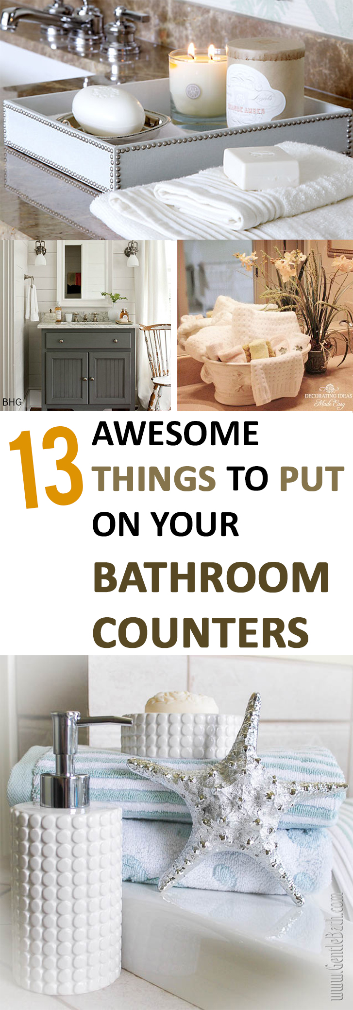 13 Awesome Things to Put on Your Bathroom Counters