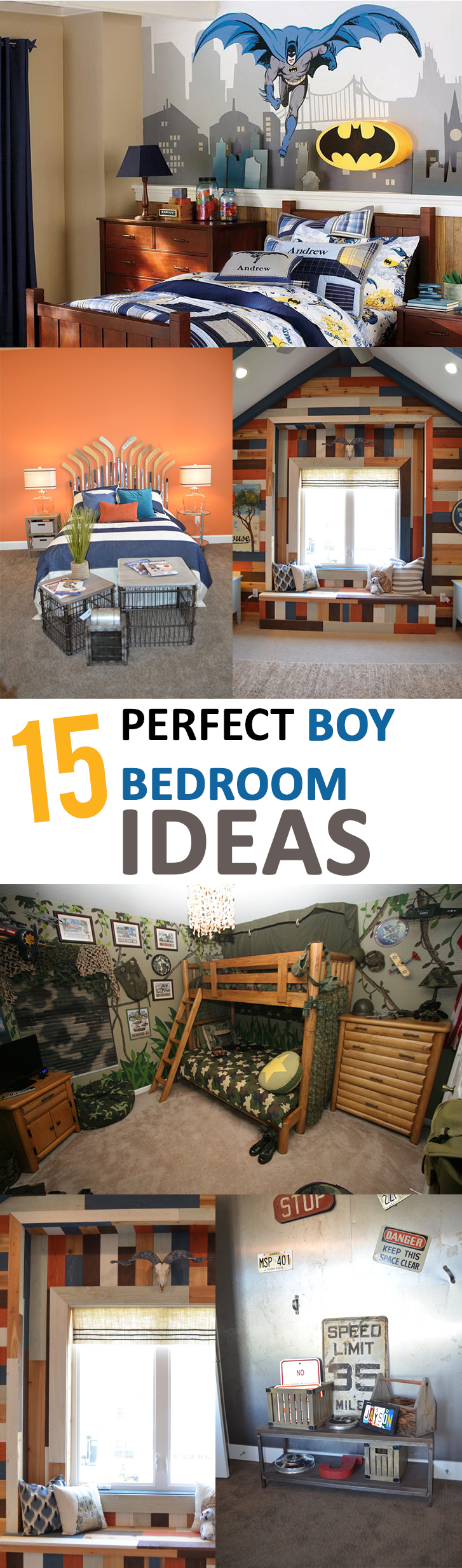 15 Perfect Boy Bedroom Ideas