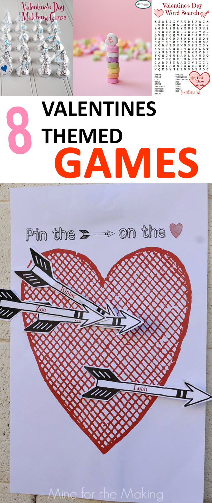 8 Valentines Themed Games