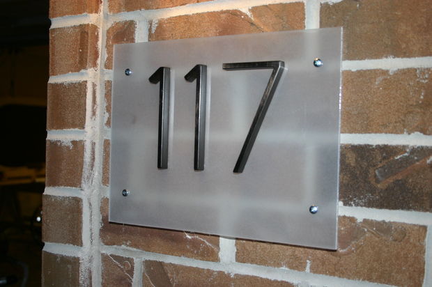 House number projects, DIY house number display, popular pin, DIY home improvement, home improvement.