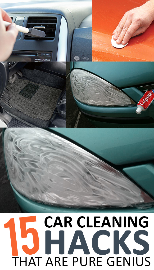 15 Car Cleaning Hacks that are Pure Genius