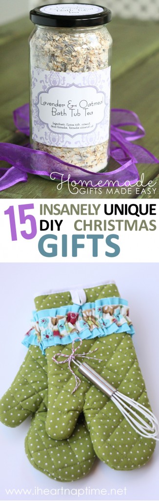 15 Insanely Unique DIY Christmas Gifts – Sunlit Spaces | DIY Home Decor, Holiday, and More