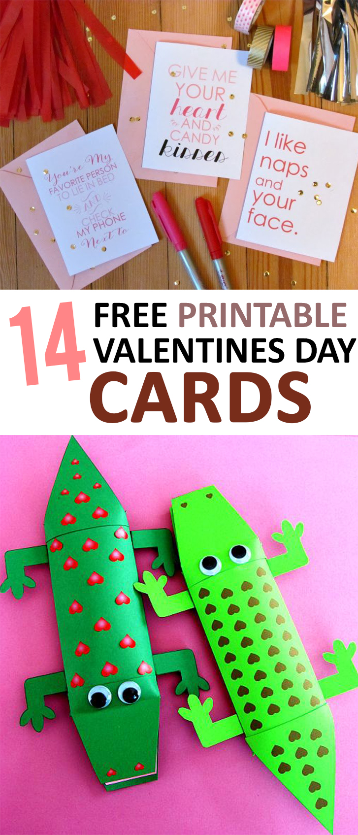 14 Free Printable Valentines Day Cards