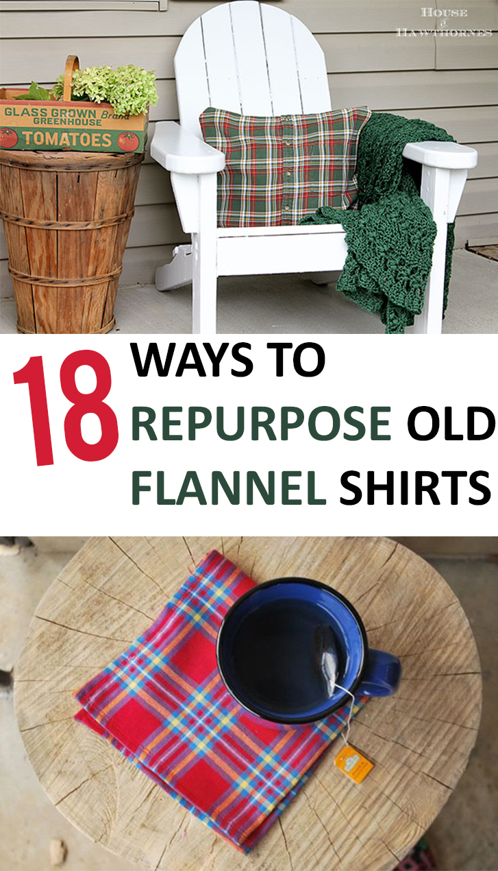 18 Ways to Repurpose Old Flannel Shirts – Sunlit Spaces | DIY Home