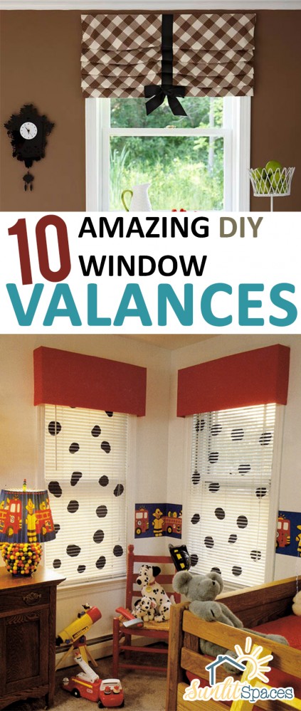 10 Amazing DIY Window Valances – Sunlit Spaces | DIY Home Decor ...