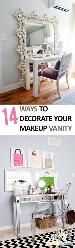 14 Ways to Decorate Your Makeup Vanity - Sunlit Spaces