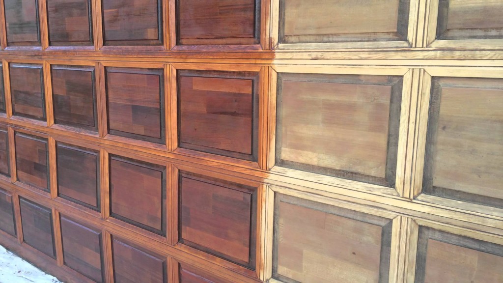 How to Update Your Garage Door With a Coat of Stain