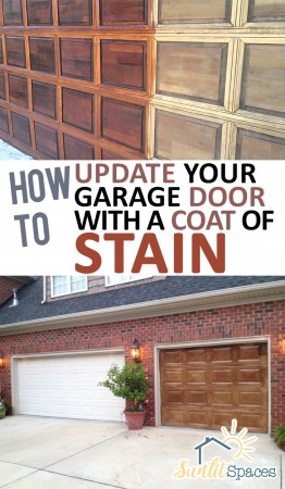 How to Update Your Garage Door, Easy Home Remodels, Easy Curb Appeal Projects, DIY Curb Appeal Projects, Garage Door DIYs, How to Paint Your Garage Door, How to Easily Paint Your Garage Door, Popular Pin