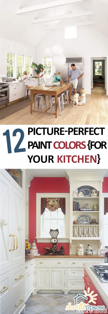 12 Picture-Perfect Paint Colors {For Your Kitchen} Kitchen Paint Colors, Kitchen Design Tips, How to Decorate Your Kitchen, Easy Ways to Remodel Your Kitchen, Fast Remodel Projects, Quick Home Remodeling Projects