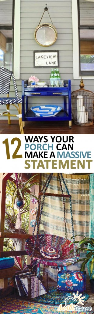 12 Ways Your Porch Can Make a Massive Statement| Porch Decor, Porch Decor Ideas, How to Decorate Your Porch, Fast Ways to Decorate Your Porch, Holiday Porch Ideas, DIY Porch, DIY Porch Decor, Popular Pin