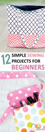 12 Simple Sewing Projects for Beginners - Sunlit Spaces