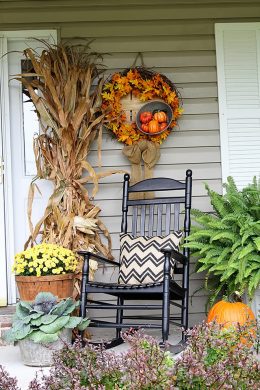 How to Decorate Your Porch (Easily!) For Fall – Sunlit Spaces | DIY ...