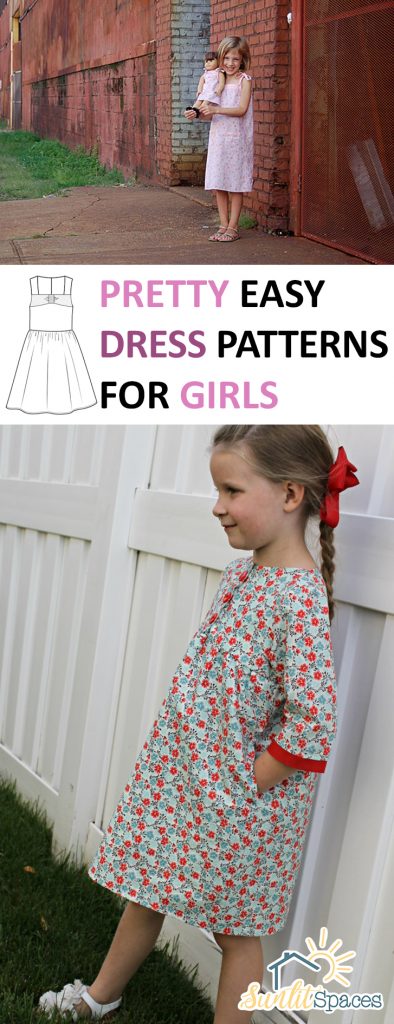  Dress Patterns for Girls, Easy Dress Patterns, DIY Dress Patterns, DIY Dress Patterns for Girls, Dress Patterns, Sewing Projects, Sewing Tips and Tricks, Popular Pin