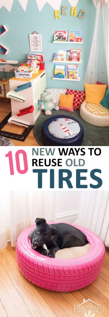 How to Reuse Old Tires, Simple Ways to Reuse Old Tires, Old Tire Crafts, How to Repurpose Old Tires, Simple Ways to Reuse Old Tires, Popular Pin