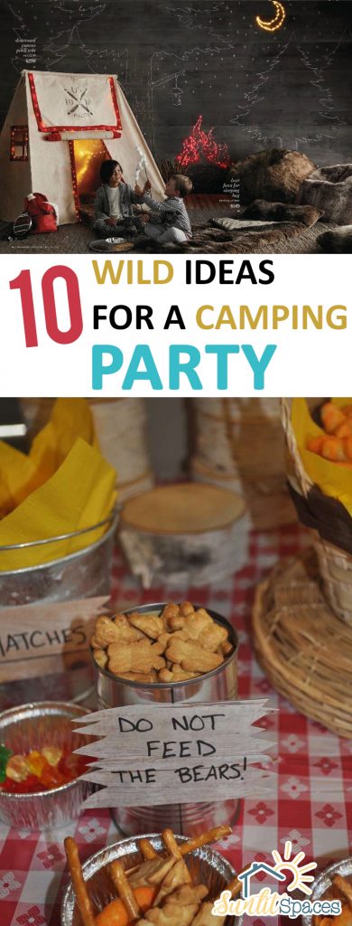 10 Wild Ideas for an Indoor Camping Party| Camping Parties, Ideas for Camping Parties, Camping Party Ideas, Birthday Party Ideas, Camping Birthday Party Ideas, Popular Pin