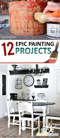 12 EPIC Painting Projects| Painting Projects, DIY Home, Painted Furniture, Painted Furniture Projects, DIY Furniture, Painting Furniture, Painted Furniture Projects. #PaintedFurniture #DIYFurniture #DIYFurnitureProjects