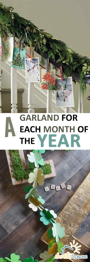 A Garland For Each Month of the Year| Garland, Garland Craft Projects, Holiday Garlands, DIY Garland Projects, Holiday Crafts, Holiday Craft Projects, Popular Pin #DIYGarland #GarlandCrafts #HolidayGarlands 