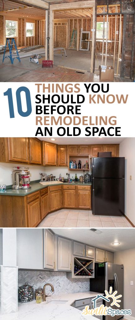 10 Things You Should Know Before Remodeling an Old Space| Remodeling, Home Remodeling, Easy Home Remodel, Easy Home Remodeling, Home Remodeling Projects, DIY Home, DIY Home Improvements, How to Remodel And Old Space, DIY Home Stuff, Popular Pin #Home #HomeImprovement