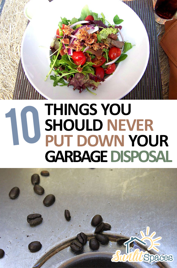 10 Things You Should Never Put Down Your Garbage Disposal