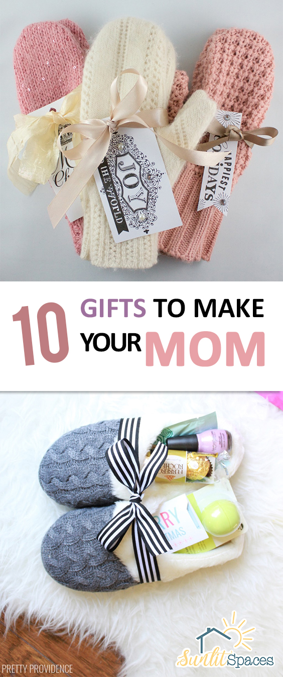 10 Gifts to Make Your Mom Sunlit Spaces DIY Home Decor, Holiday