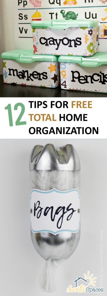 12 Tips for FREE Total Home Organization| Organization Ideas for the Home, Organization, Organizing Ideas, Organization DIY, Home Organization, Home Organization Ideas, Home Organization DIY, Home Organization Hacks #HomeOrganizationDIY #Organization #OrganizationDIY #OrganizationHacks